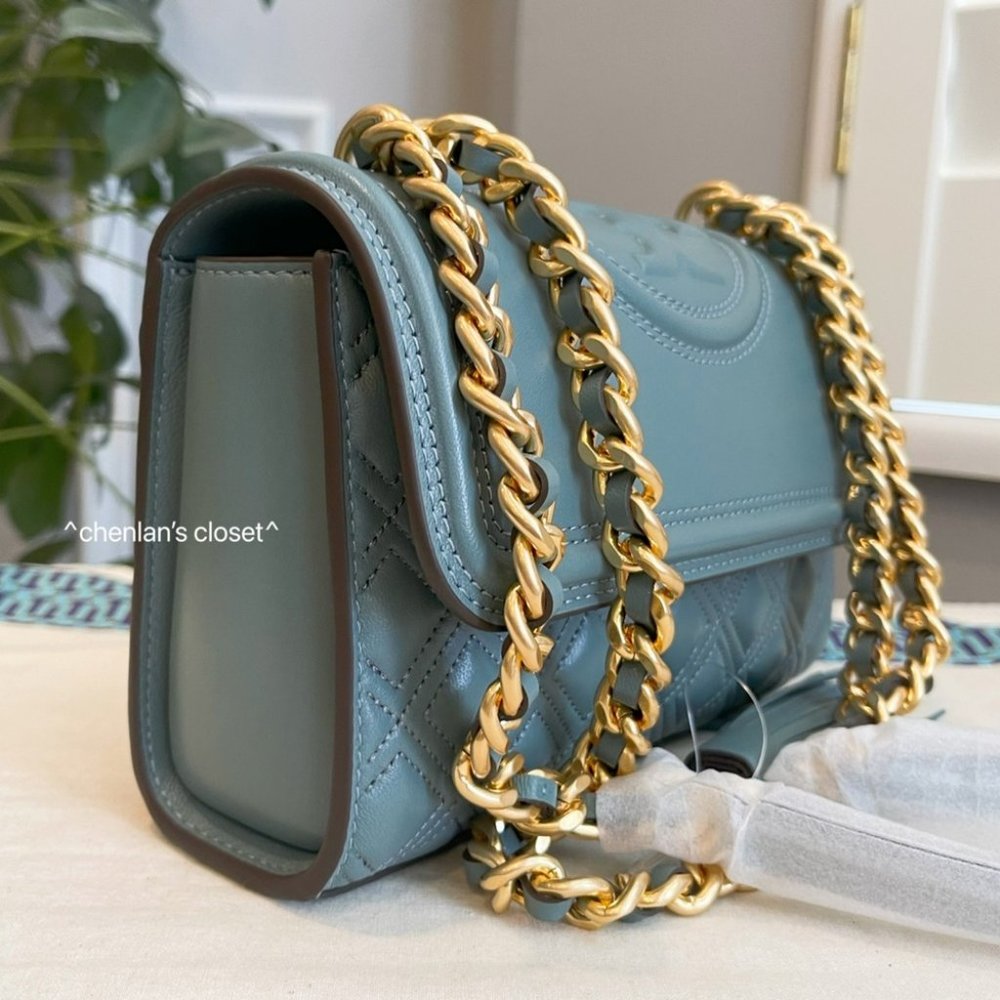 🔥 NeW! Tory Burch Fleming Small Convertible Shoulder Bag - Picture 14 of 17